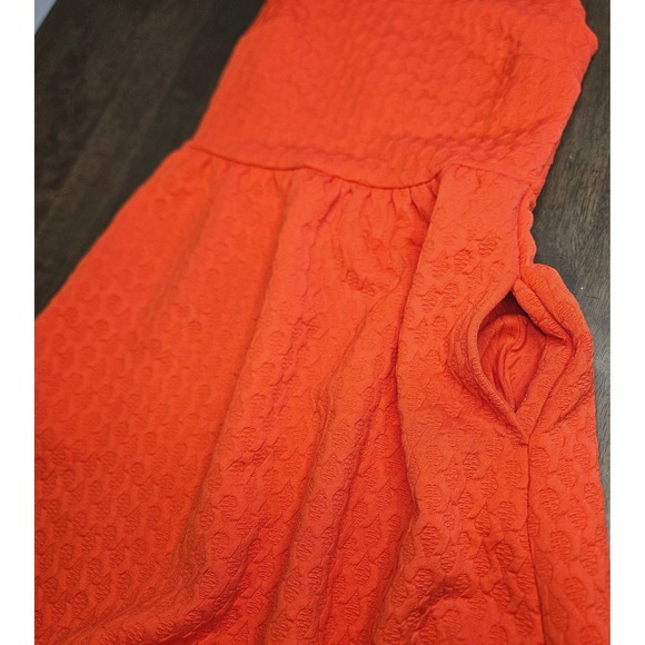 Maeve XS Orange Spring Fit & Flare Skater Dress Pockets Sleeveless Vacation EUC - Picture 7 of 7